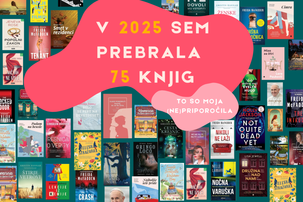 Knjige prebrane v letu 2025 - knjižna priporočila