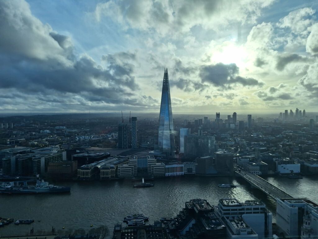 Razgled iz točke Sky Garden